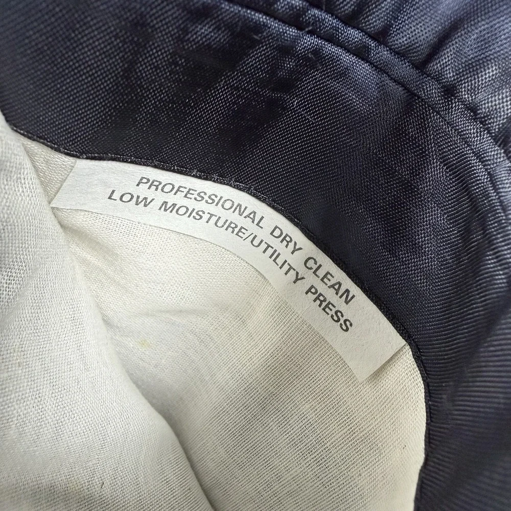Polo University Club Ralph Lauren Double Breasted Chalk Stripe Blazer 46L Navy